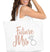 Future Mrs. Rose Gold Rhinestud w/Ring Large Canvas Tote