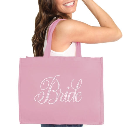 Flirty Bride Large Canvas Tote