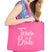 Team Bride Diamond Rhinestone Large Canvas Tote