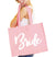 Bride White Glam Large Canvas Tote