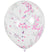 Pink Confetti Party Balloons - Set of 6