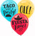 These 12" latex balloons say Ole, Taco 'Bout A Party and Fiesta Time! This set a fun décor and are an easy and inexpensive way to decorate!