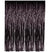 Black fringe door curtain