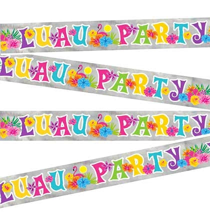 Luau Party Banners - Set of 2