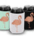 Rose Gold Foil Flamingo Can Cooler