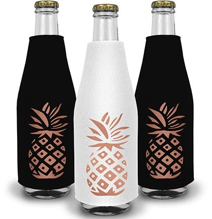 Pineapple Glitter Bottle Cooler