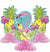 Flamingo Pineapple Mini Honeycomb Centerpieces 3pc