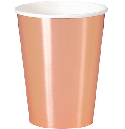 Rose Gold Party Metallic Cups