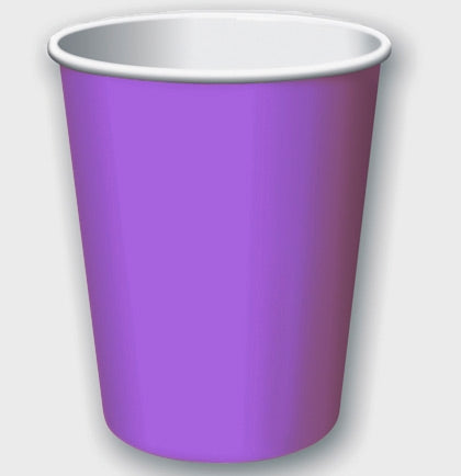 Solid Purple Party Cups