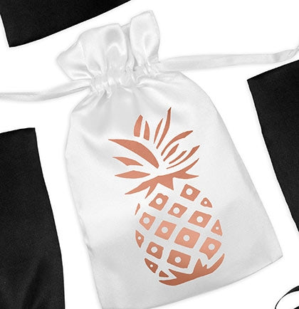 Pineapple Satin Favor Bag