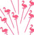This set of 72 plastic pink flamingo picks add a pop of fun to a bachelorette party drink or with appetizers. Great with cosmos, martinis, or any cocktail--decorate with a maraschino cherry, olive or other garnishes! Put out near the apps and drinks for guests to use throughout the night.
