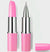 This pink plastic pen looks like a lipstick, and when you remove the cap, it a useful 4" tall pen that writes in black! 