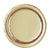 Gold Round Dessert Plates - Set of 16