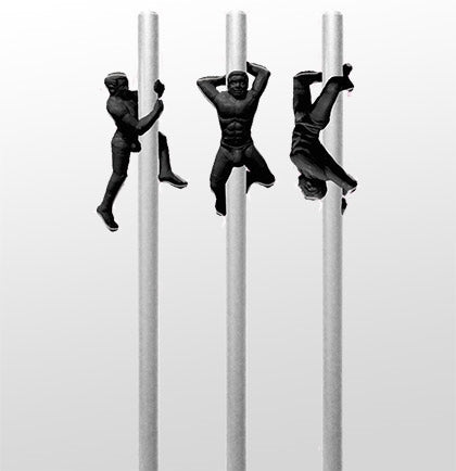 Male Stripper Straws - Set of 3