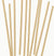 Metallic Gold Paper Straws - Set of 10