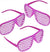 You'll look like a Rockstar in these Hot Pink shutter sunglasses! Get this set of glasses for the bachelorettes to wear at an 80's themed bachelorette party. 