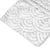 This 13"x108" white taffeta and silver sequin runner is perfect for a bachelorette party or bridal shower. 