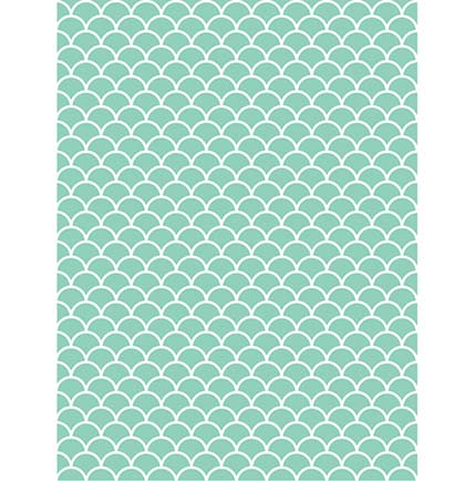 Mint Green Scalloped Photo Backdrop