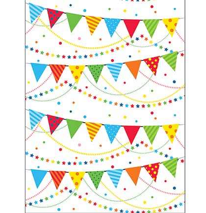 Colorful Pennant Banner Photo Backdrop
