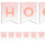 Celebrate in Bride with this fun Blush & Rose Gold custom banner! Create your own message with this 9ft long pennant banner. Letters included in the kit can spell out CHEERS, HOORAY, YAY, WAY TO GO, CONGRATS or HURRAY. Perfect to hang the banner in front of a party table, against a wall or in a large doorway.