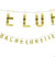 Gold Metallic Bachelorette Banner