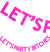 Let's Party Bitches Hot Pink Glitter Banner Kit