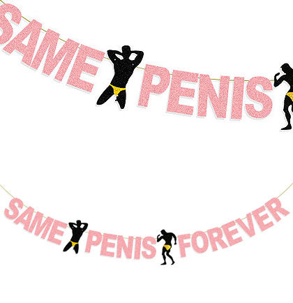 Same Pen*s Forever Rose Gold Letter Banner Kit