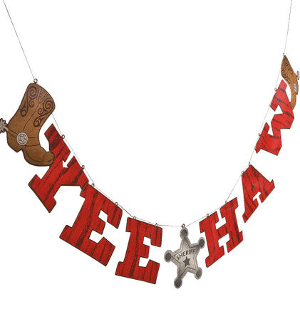 Yee Haw Western Banner - 7ft