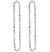 Silver Team Bride Beads 2ct