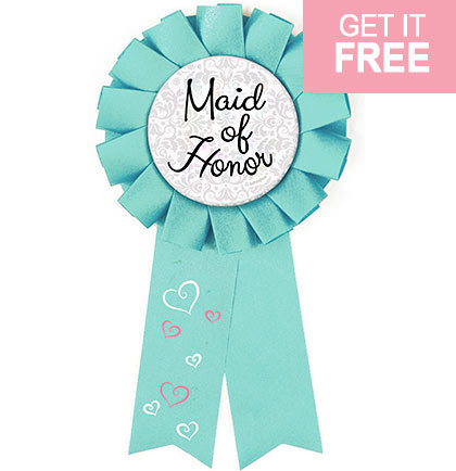 Maid of Honor Award Button
