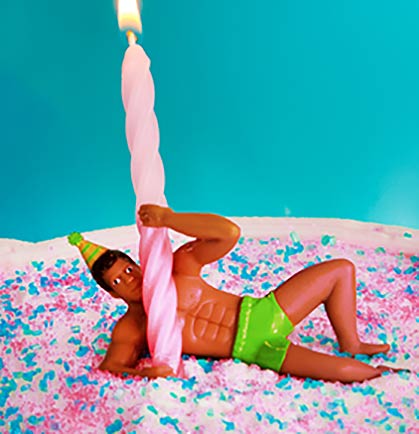 Drink Dude Candle Holder