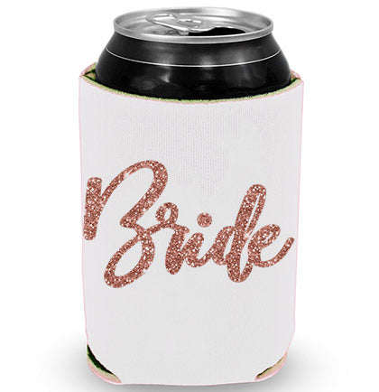 Bride Glam Rose Gold Glitter Can Cover