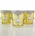 Gold Bling Candle Holder 3pc
