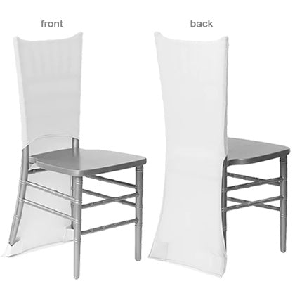 White Chiavari Chair Cover