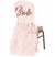 Glam Rose Gold Bride Blush Satin & Organza Chair Cover