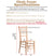 White Chiavari Chair Cover