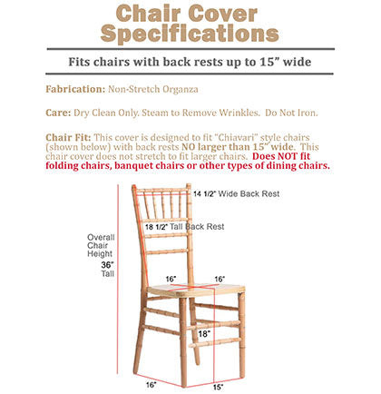 White Glam Bride Rose Gold Chair Organza Cover