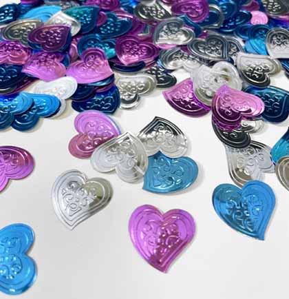 Colorful Heart Confetti