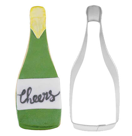 Champagne Bottle Cookie Cutter 4.5&quot;