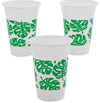 Leaf Party Cups Set of 25