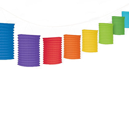 Having a luau style Bachelorette Party? These fun Rainbow Paper Lantern Garland is perfect for the party. The garland has eight accordion style paper lanterns in eight different colors to create a rainbow effect. Easy to hang against a wall, between two posts or outside between trees. 