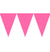 Help decorate any themed bachelorette party with this fun Pink Pennant Banner! Easily hang the banner against a wall to decorate a room, or bring it with you to dress up a table at a restaurant. 