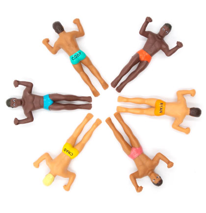 Bachelorette Mixed Drink Dudes - Set of 6