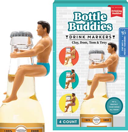 Bachelorette Bottle Dudes Set of 4