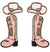 Bride to Be Western Boot Earrings