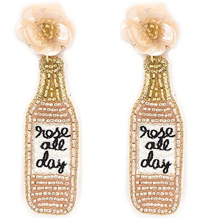 Rosé All Day Earrings