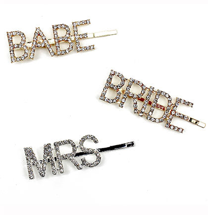 Gold Bride Hair Clip