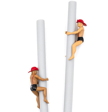 Fireman Straws - Set of 2