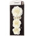 This White Floral Spray will be an easy decoration to have at a bridal shower, bachelorette party or any wedding event. This gorgeous decoration can be hung on a chair back, tables and more without the hassle of real flowers. The floral spray is accented with rhinestones to add glam and comes with a ribbon to help hang it easily. 