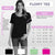 Bridesmaid Modern Gold Flowy Tee: Magenta •